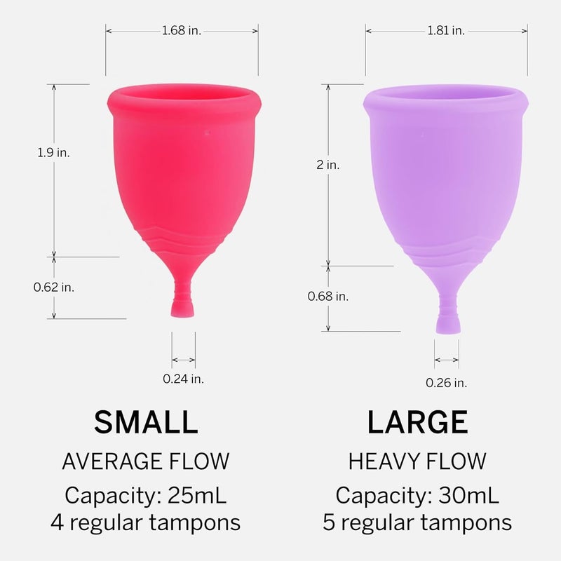 Pixie Cup Pixie Menstrual Cups with Sterilizer - The Most Comfortable Soft Reusable Period Cup - Kills 99.9% of Germs with Clean Steam - Wash Your Cup in 3 Minutes! - Compact Sanitizer Kit for Feminine Care - Image 4